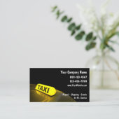 Taxi Visitekaartjes Nieuw (Staand voorkant)