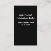 Taxi Visitekaartjes Nieuw (Achterkant)