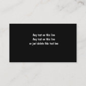 Taxi-Visitekaartjes Visitekaartje (Achterkant)