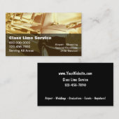 Taxi-Visitekaartjes Visitekaartje (Voorkant / Achterkant)