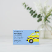 Taxi-Visitekaartjes Visitekaartje (Staand voorkant)