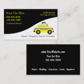 Taxi-Visitekaartjes Visitekaartje (Voorkant / Achterkant)
