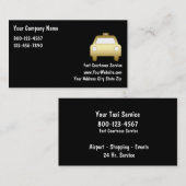 Taxi-Visitekaartjes Visitekaartje (Voorkant / Achterkant)