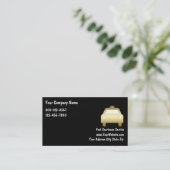 Taxi-Visitekaartjes Visitekaartje (Staand voorkant)