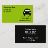Taxi-Visitekaartjes Visitekaartje (Voorkant / Achterkant)