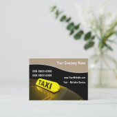 Taxi-Visitekaartjes Visitekaartje (Staand voorkant)