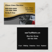 Taxi-Visitekaartjes Visitekaartje (Voorkant / Achterkant)