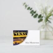 TAXI Visitenkarten Visitekaartje (Staand voorkant)