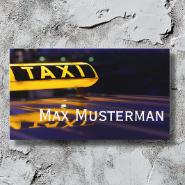TAXI Visitenkarten Visitekaartje