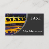 TAXI Visitenkarten Visitekaartje (Voorkant)