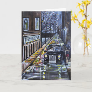 Taxi voor Kate Schilderij van Alfred Fox Kaart