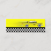 taxicabine mini visitekaartje (Voorkant)