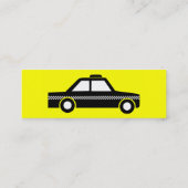 taxicabine mini visitekaartje (Achterkant)