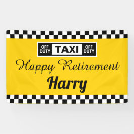 Taxichauffeur Happy Retirement Party Spandoek
