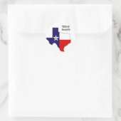 taxichauffeur ronde sticker (Tas)