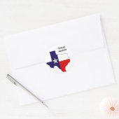 taxichauffeur ronde sticker (Envelop)
