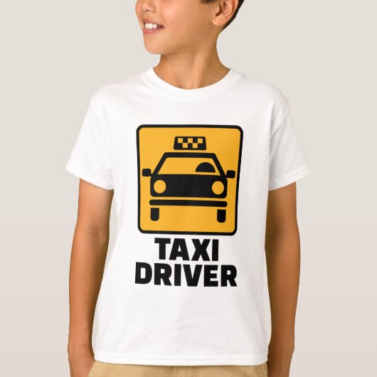 taxichauffeur t-shirt (Voorkant)