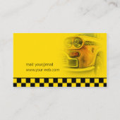 taxichauffeur visitekaartje (Achterkant)