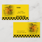 taxichauffeur visitekaartje (Voorkant / Achterkant)