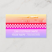 taxichauffeur visitekaartje (Voorkant)