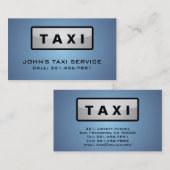 taxichauffeur - Visitekaartjes (Voorkant / Achterkant)