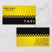 taxichauffeur - Visitekaartjes (Voorkant / Achterkant)