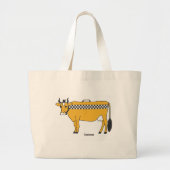 Taxicow Canvas Bag Grote Tote Bag (Voorkant)