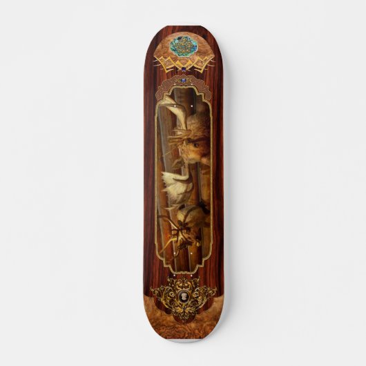 Taxidermie - De jachthut Persoonlijk Skateboard (Voorkant)