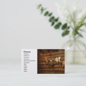Taxidermie - De jachthut Visitekaartje (Staand voorkant)