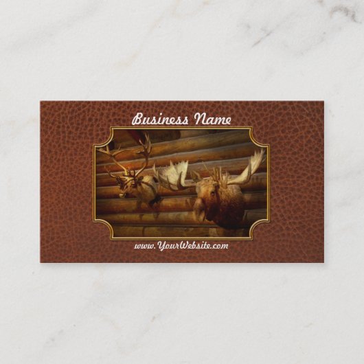 Taxidermie - De jachtlat  Visitekaartje (Voorkant)