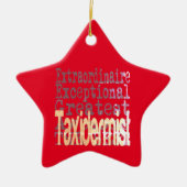 Taxidermist Extraordinaire Keramisch Ornament (Voorkant)