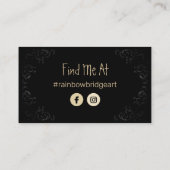 Taxidermist Keepsakes en nieuwsgierigheid Visitekaartje (Achterkant)