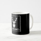Taxidermist Reindeer Deer Logo Shirt Koffiemok (Voorkant rechts)