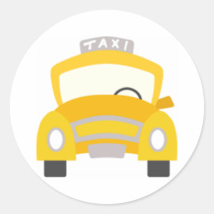 Taxiprint Ronde Sticker