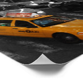 Taxi's: B&W-achtergrond Poster (Hoek)