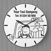 Taxi's en autohire Cartoon Grote Klok