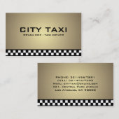 Taxi's - Visitekaartjes (Voorkant / Achterkant)