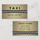 Taxi's - Visitekaartjes (Voorkant / Achterkant)