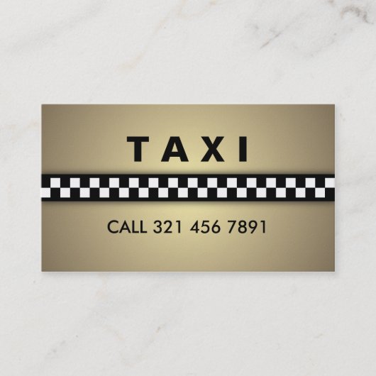 Taxi's - Visitekaartjes (Voorkant)