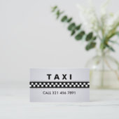 Taxi's - Visitekaartjes (Staand voorkant)