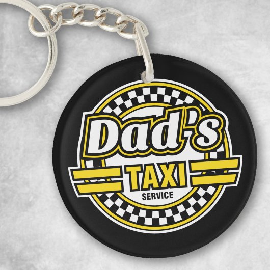 Taxiservice van papa - Cadeau voor papa - Sleutelh Sleutelhanger