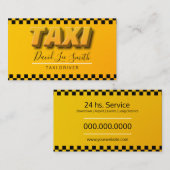 Taxista / Servicio Cab Visitekaartje (Voorkant / Achterkant)