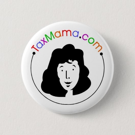 TaxMama-Buttonnen Ronde Button 5,7 Cm (Voorkant)
