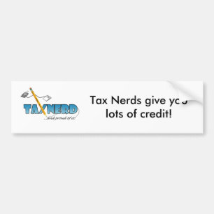TaxNerd Bumpersticker 2