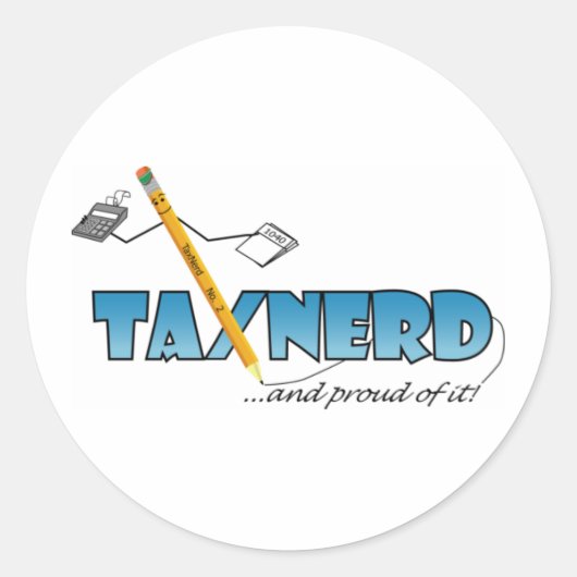 TaxNerd Sticker (Voorkant)