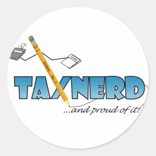 TaxNerd Sticker (Voorkant)