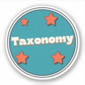 Taxonomie Sticker (Voorkant)