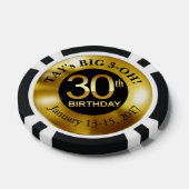 Tay 30e verjaardag pokerchips (Enkel)