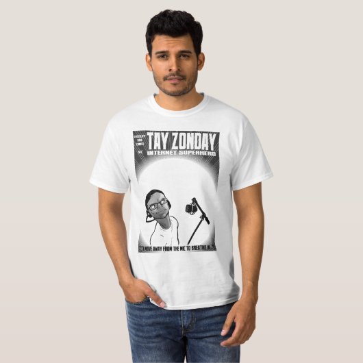 Tay Zonday T-shirt (Voorkant volledig)