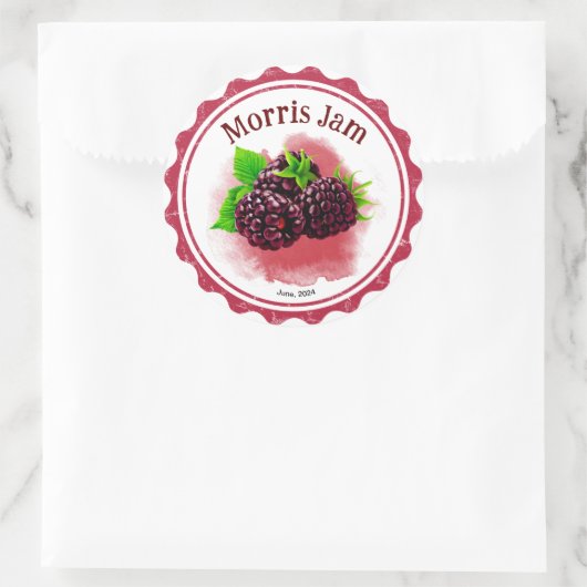 Tayberry Jam label (Tas)
